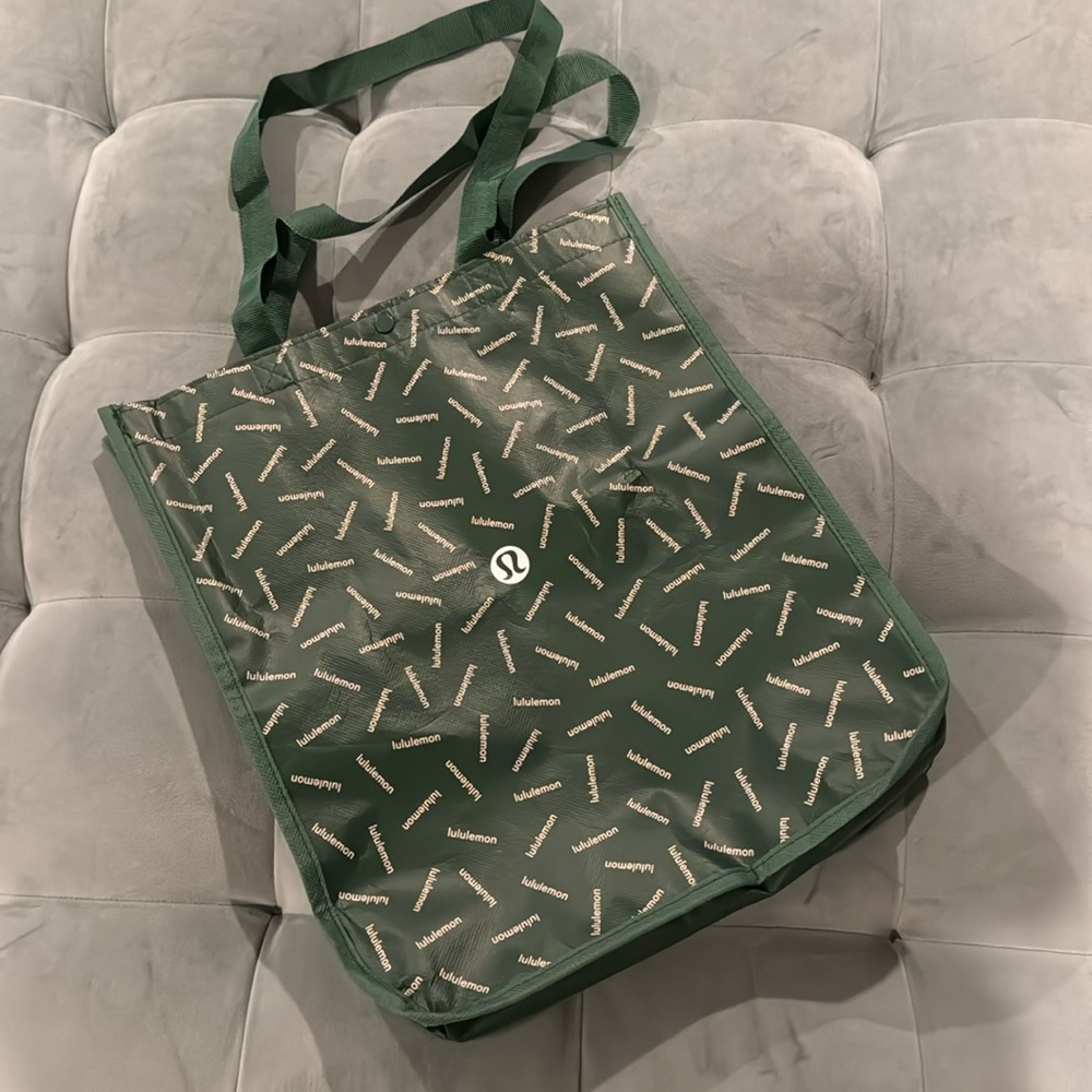 Lululemon Large Reusable Shopping Tote Dark Algae Green